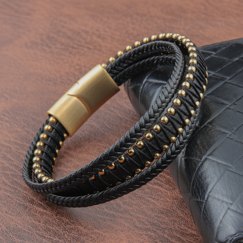 Men's Leather Bracelet