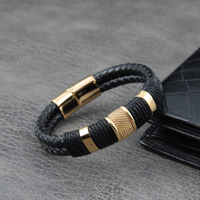 Men's Leather Bracelet