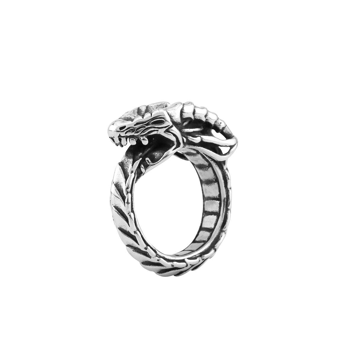 Bague Dragon Gothique