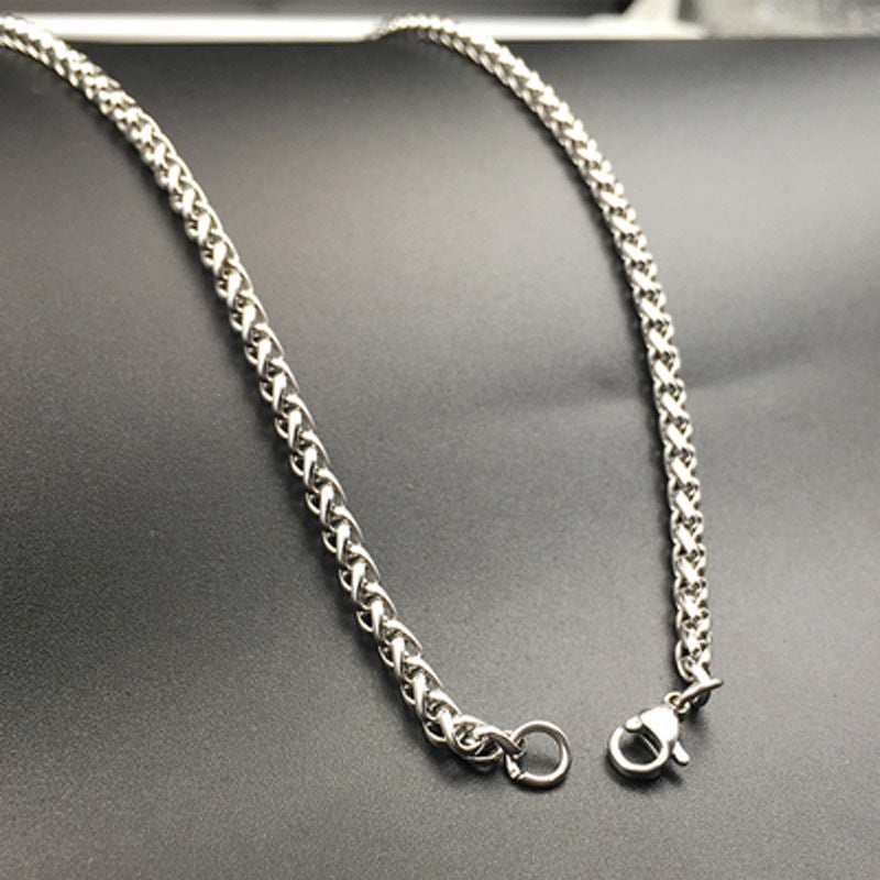 Dragon Bone Flower Basket Necklace