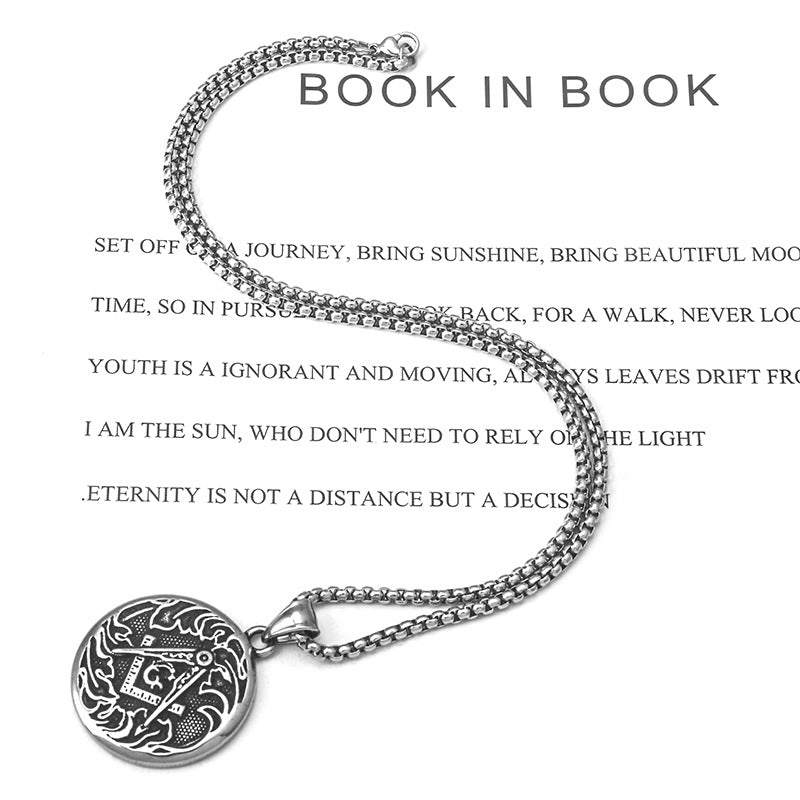 Freemason Badge Necklace