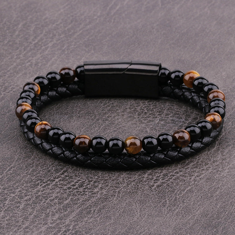 Men's Beaded Bracelet