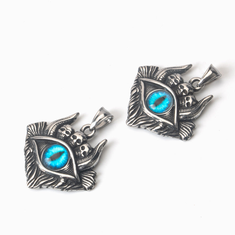 Dark Blue Devil's Eye Necklace