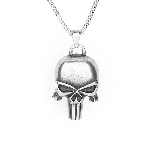 Punisher skull simple necklace