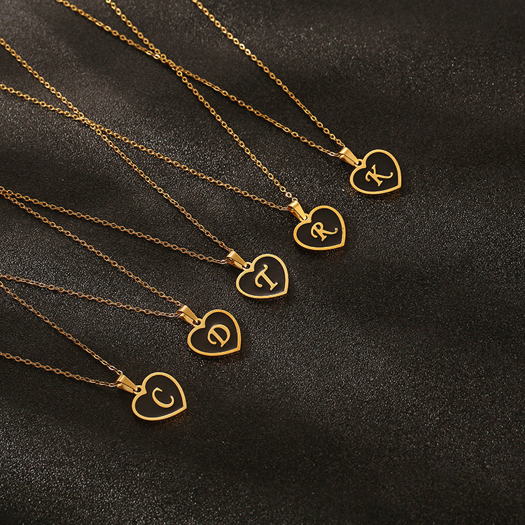 Fashion love letter necklace