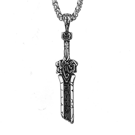 Said Sword Titanium Steel Necklace