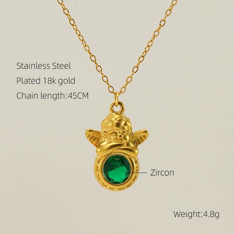 High-grade natural stone necklace