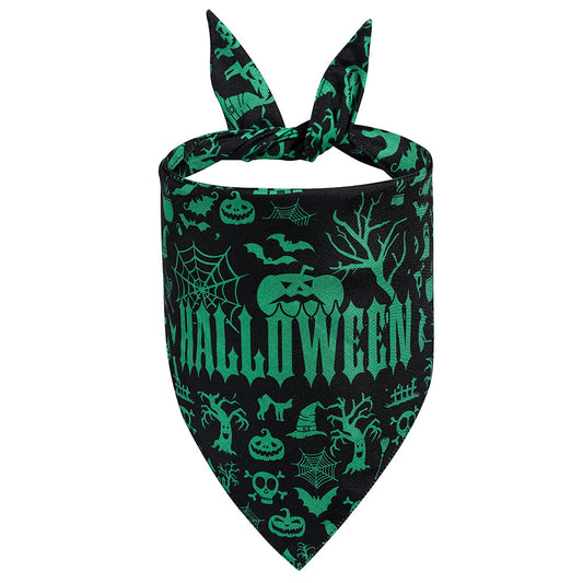 Pumpkin printed Pet Bandanas