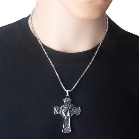 Crown of Thorns necklace of the cross