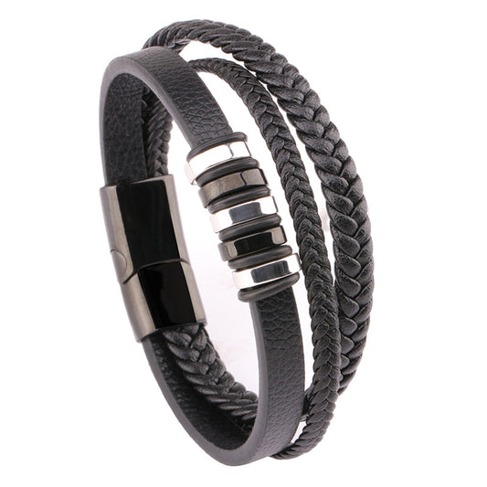 Men's  Leather  Bracelet