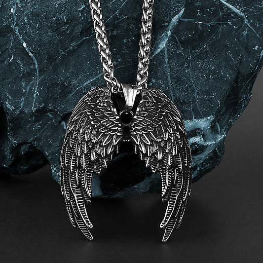Goth Wings Necklace