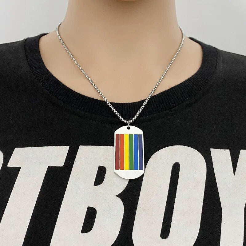LGBP Art necklace