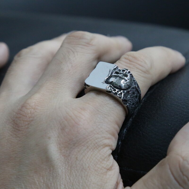 Heavy Sugar Skull Ring