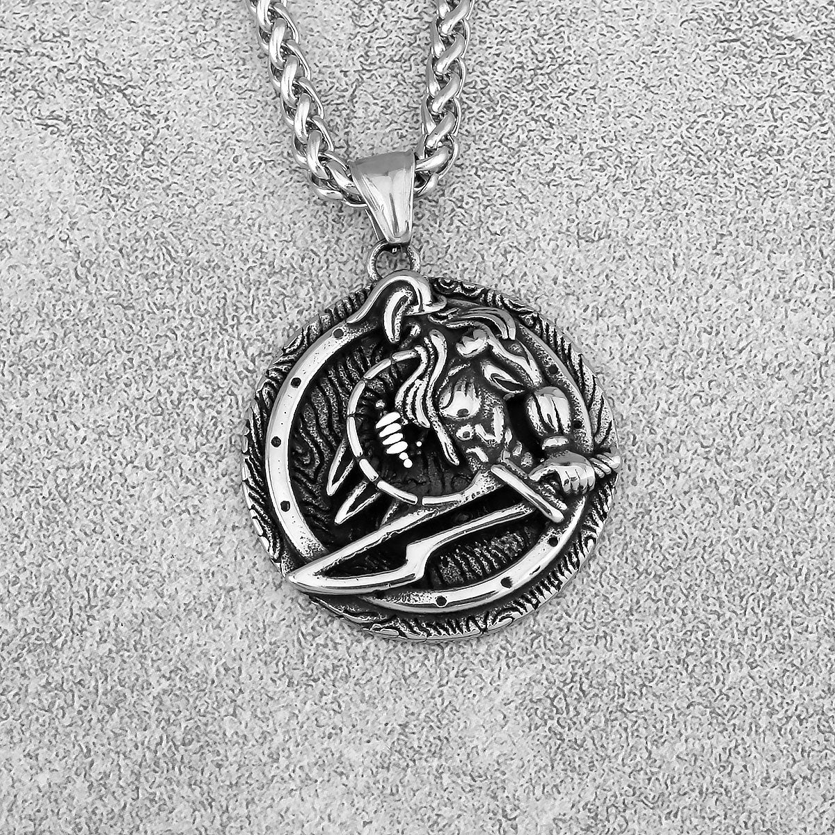 Warrior Shield Sword Necklace
