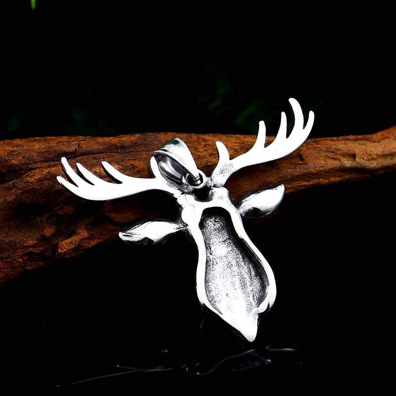 Hirsch Amulett Nase Halskette