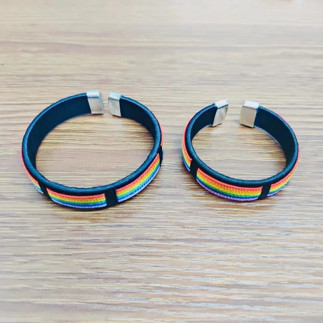 LGBP Rainbow LOVE bracelet