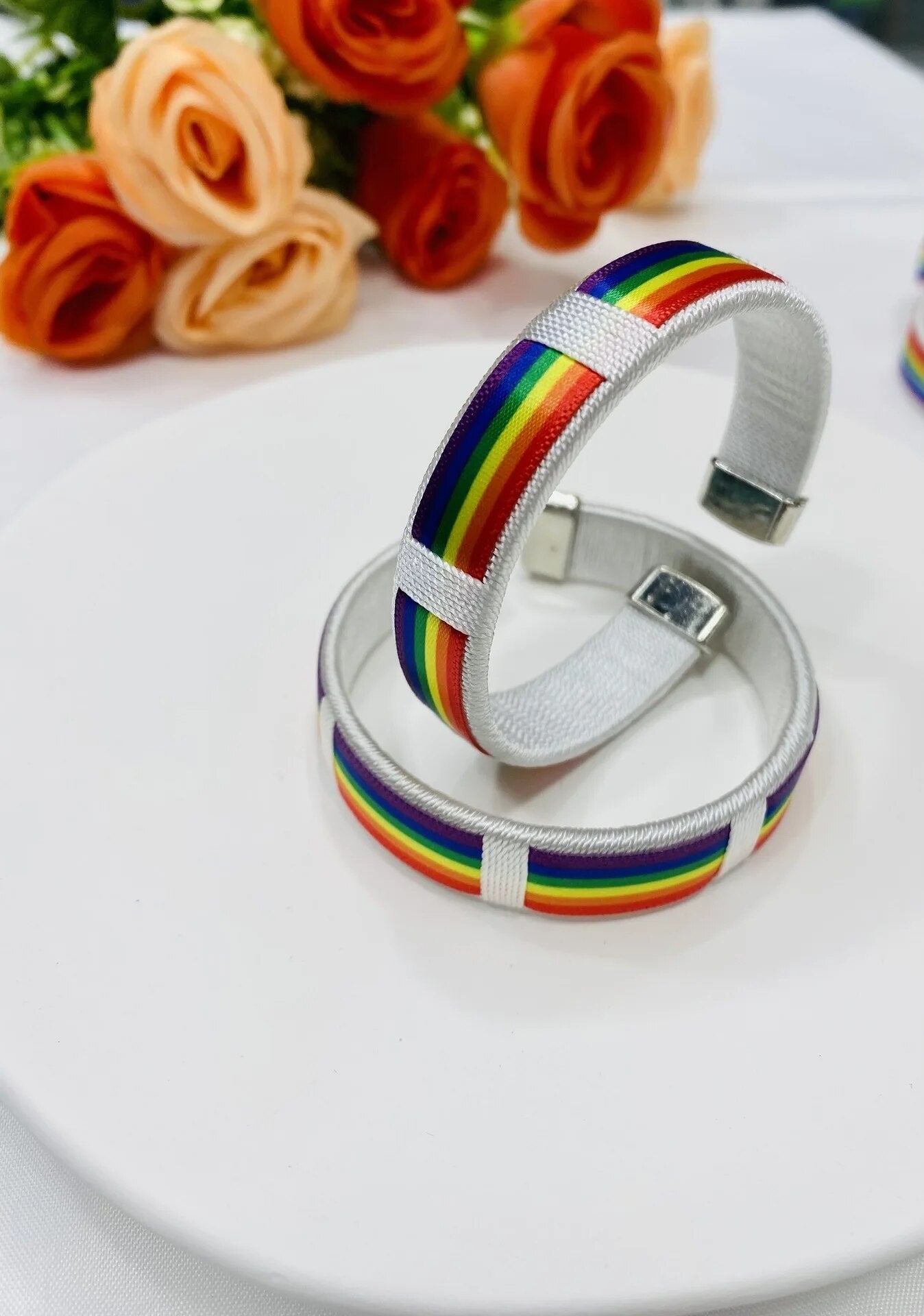 LGBP Rainbow LOVE bracelet