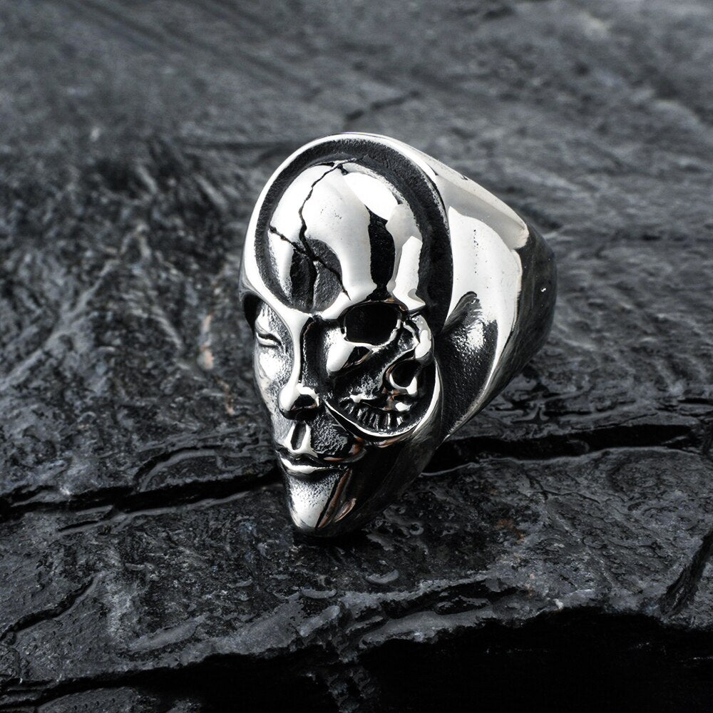 Mask Skull Ring