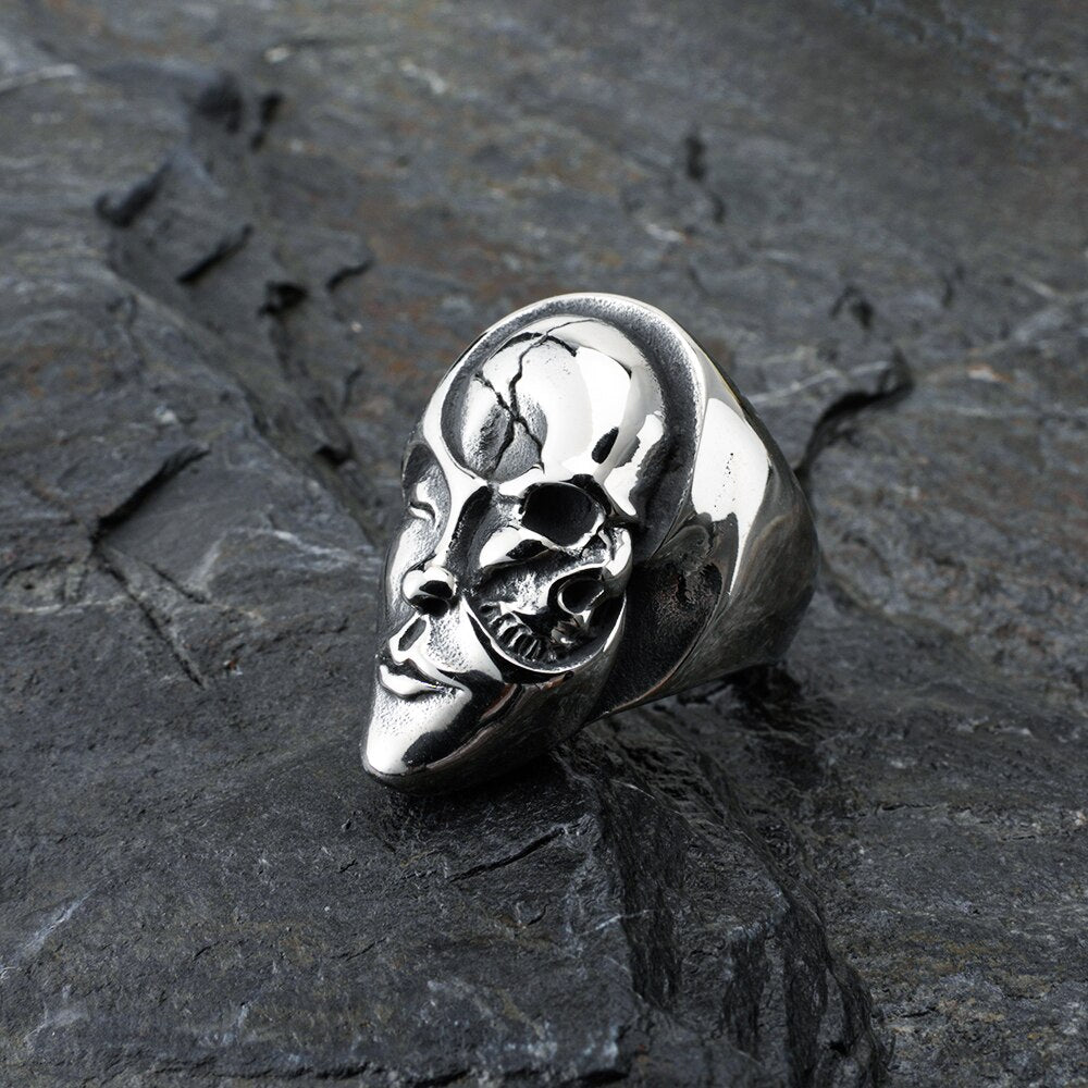 Mask Skull Ring