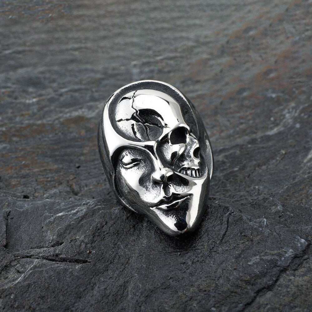 Mask Skull Ring