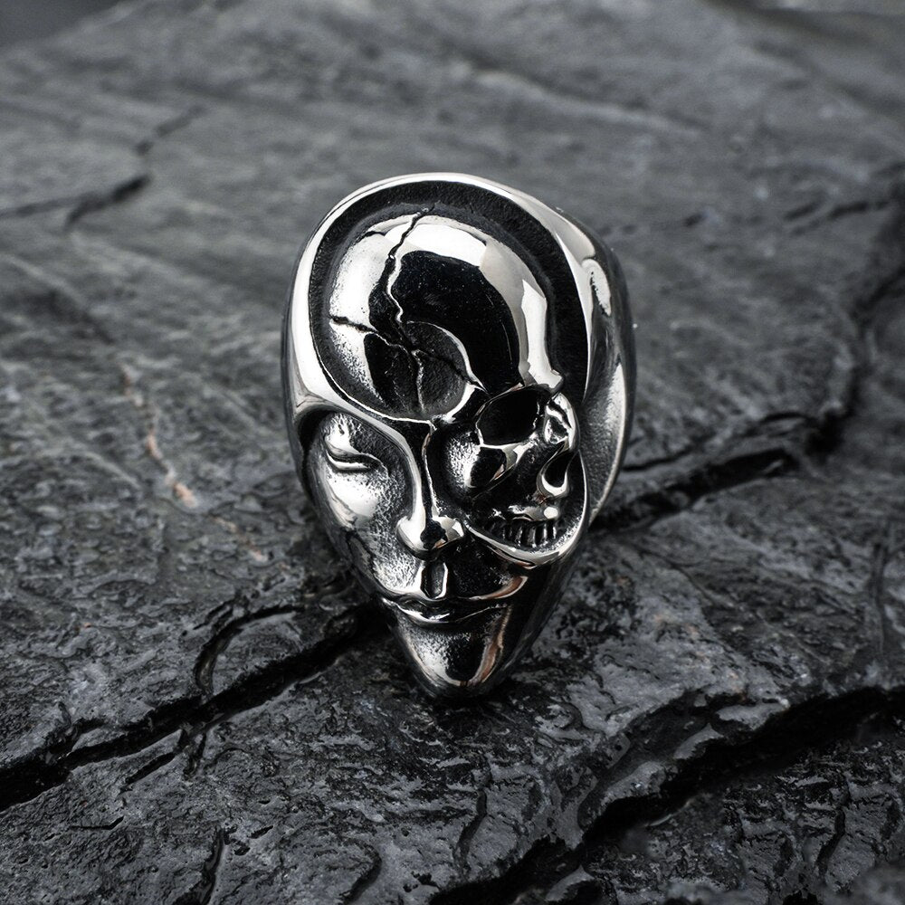 Mask Skull Ring