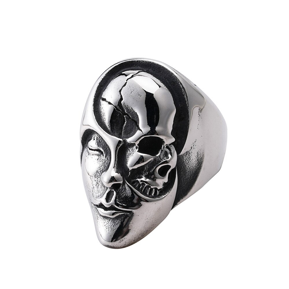 Mask Skull Ring