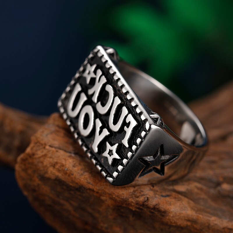 Letter Style Ring