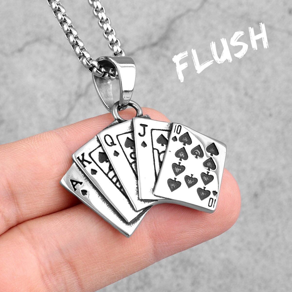 ポーカーギャンブルネックレス