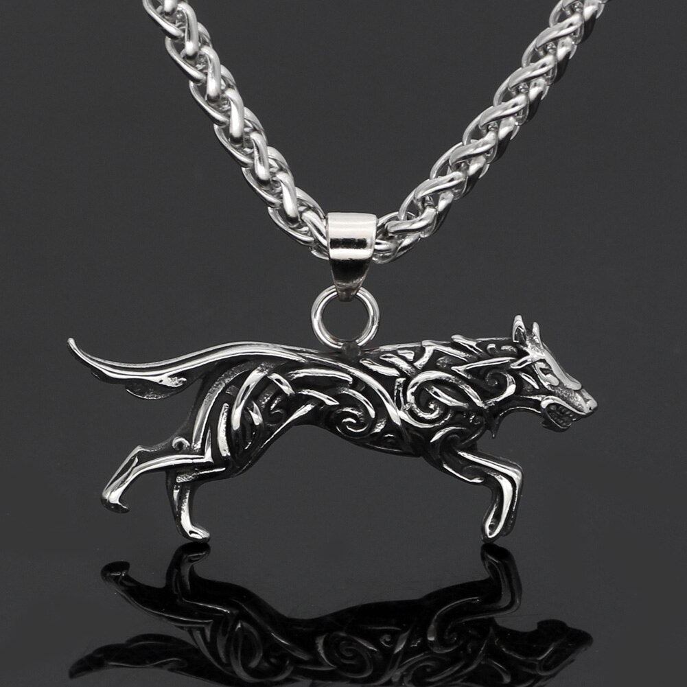 Knot Wolf Necklace