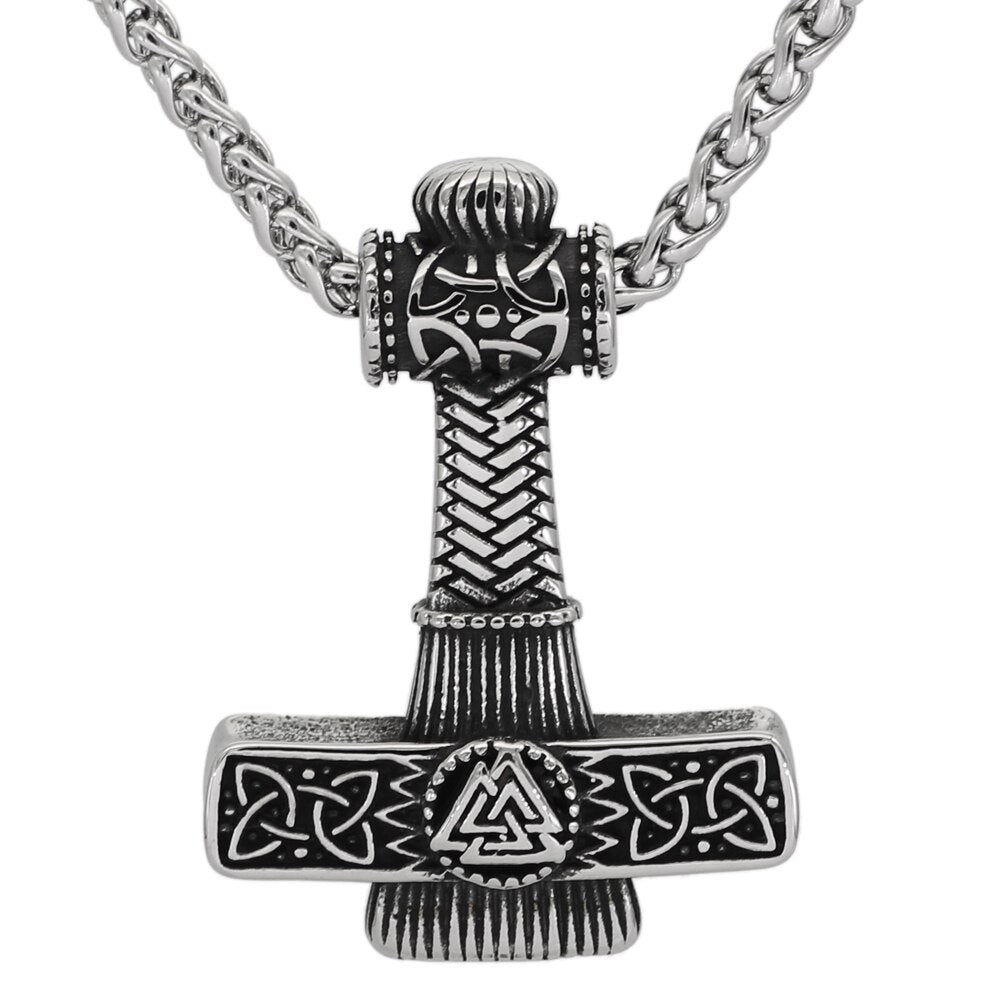 Collar vikingo Mjolnir Valknut