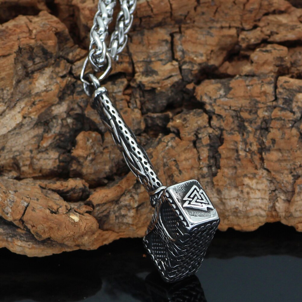Mjolnir Yggdrasil Viking Necklace