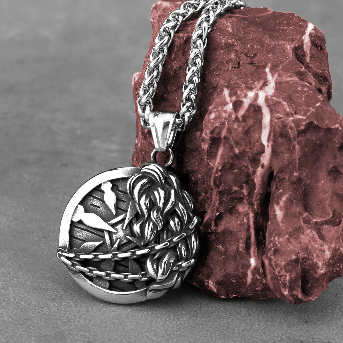 Vikings Warrior Shield Necklace