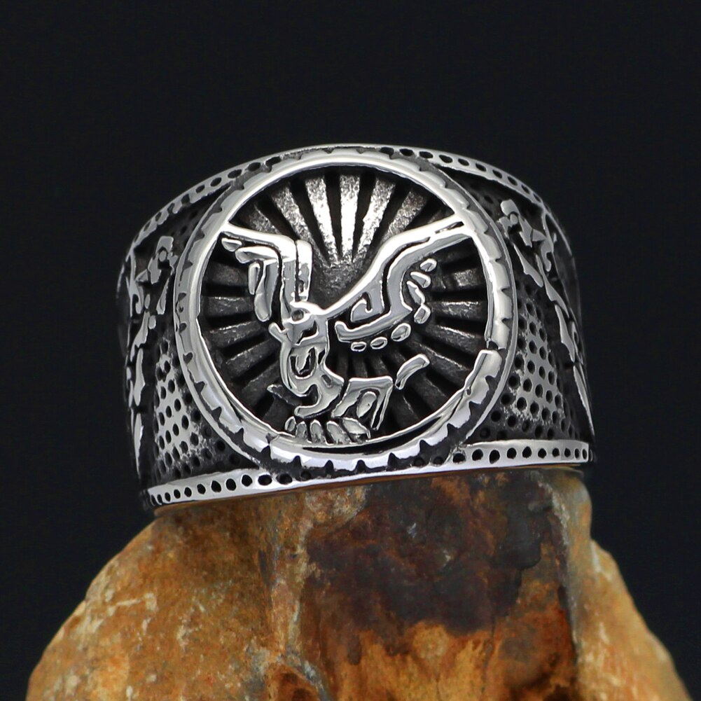 Simbolo di Odino Anello di lana di corvo