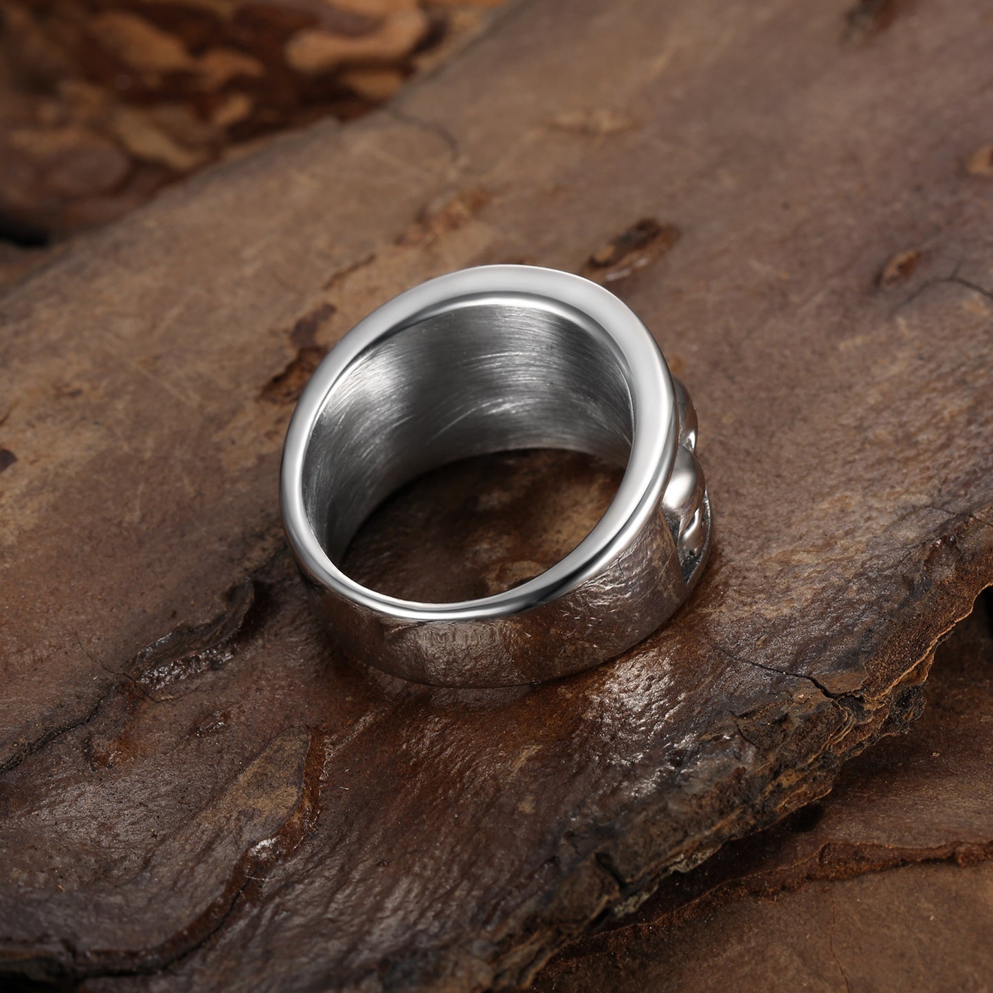 Skull Full Circle Ring