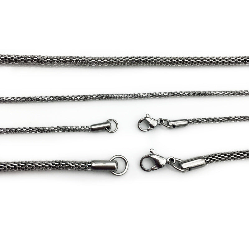 Titanium Steel Diamond Necklace