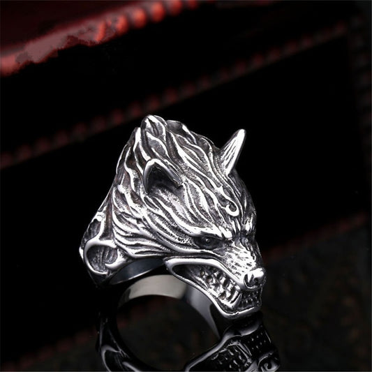 Personality Wolf Head Ring